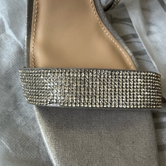 Nwot Steve Madden Tiaa Open Square Toe Sparkly Heel Women’s Size 9.5 - Picture 10 of 10